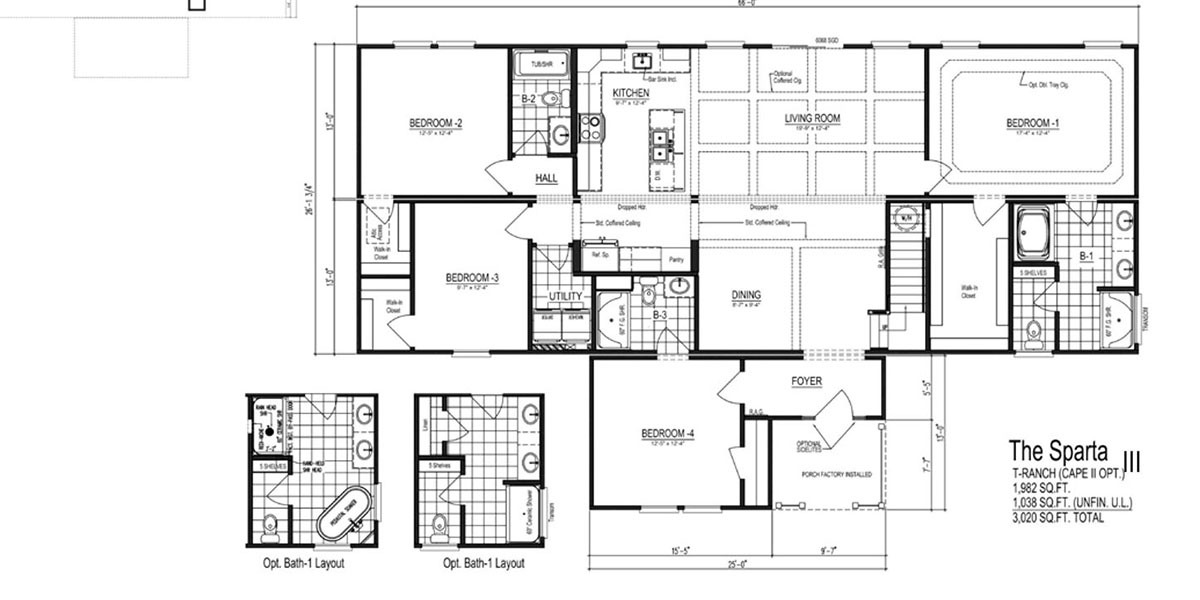 New Floor Plans The Sparta II III IV V A Few Twists On An Old Favorite